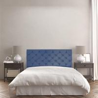 Cabeceira Capitonê Queen 1,60m Jade Suede Azul Marinho - 2