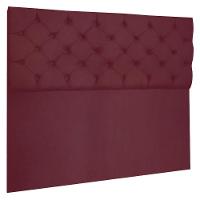 Cabeceira Capitonê Queen 1,60m Jade Suede Marsala - 1