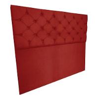 Cabeceira Capitonê Queen 1,60m Jade Suede Vermelho - 5