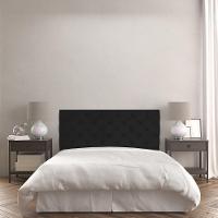 Cabeceira Capitonê Queen 1,60m Jade Suede Preto - 2