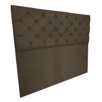 Cabeceira Capitonê Queen 1,60m Jade Suede Marrom - 5