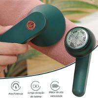 Papa Bolinhas Elétrico Verde Recarregável Usb Removedor De Fiapos E Pelos
