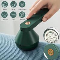 Papa Bolinhas Elétrico Verde Recarregável Usb Removedor De Fiapos E Pelos - 6