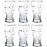 Jogo De Copos Contour Coca Cola Cristal 300 Ml - 6 Und - 1