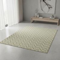 Tapete Para Sala Quarto Antiderrapante Fácil Limpar Grande Marfim 200x250 Ht08 - 2