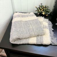 Tapete Passadeira Dupla Face Artesanal Algodão Confy 80x150 Cinza - 7