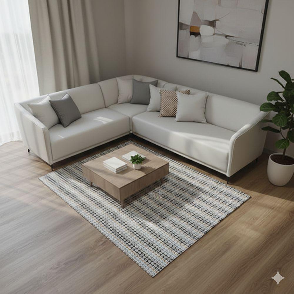 Tapete Sala Quarto Lavavel Luxo Antiderrapante 200x140 Artesanal Petro - 3