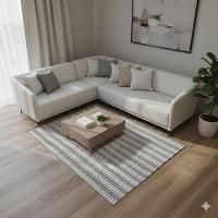 Tapete Sala Quarto Lavavel Luxo Antiderrapante 200x140 Artesanal Petro - 3