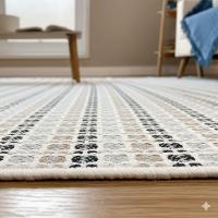 Tapete Sala Quarto Lavavel Luxo Antiderrapante 200x140 Artesanal Petro