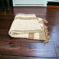 Tapete Passadeira Dupla Face Artesanal Algodão Confy 80x150 Bege - 6