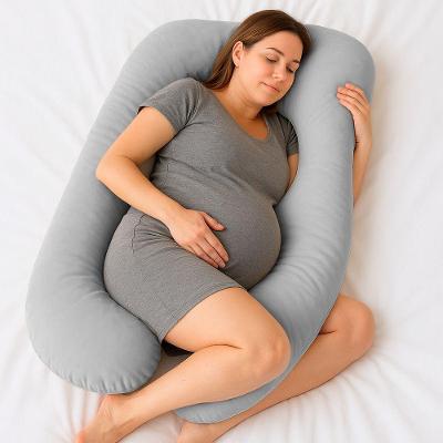Almofada Travesseiro De Corpo Gestante Relaxante Isa Grande Macia Veludo Cinza Claro - Desk Design