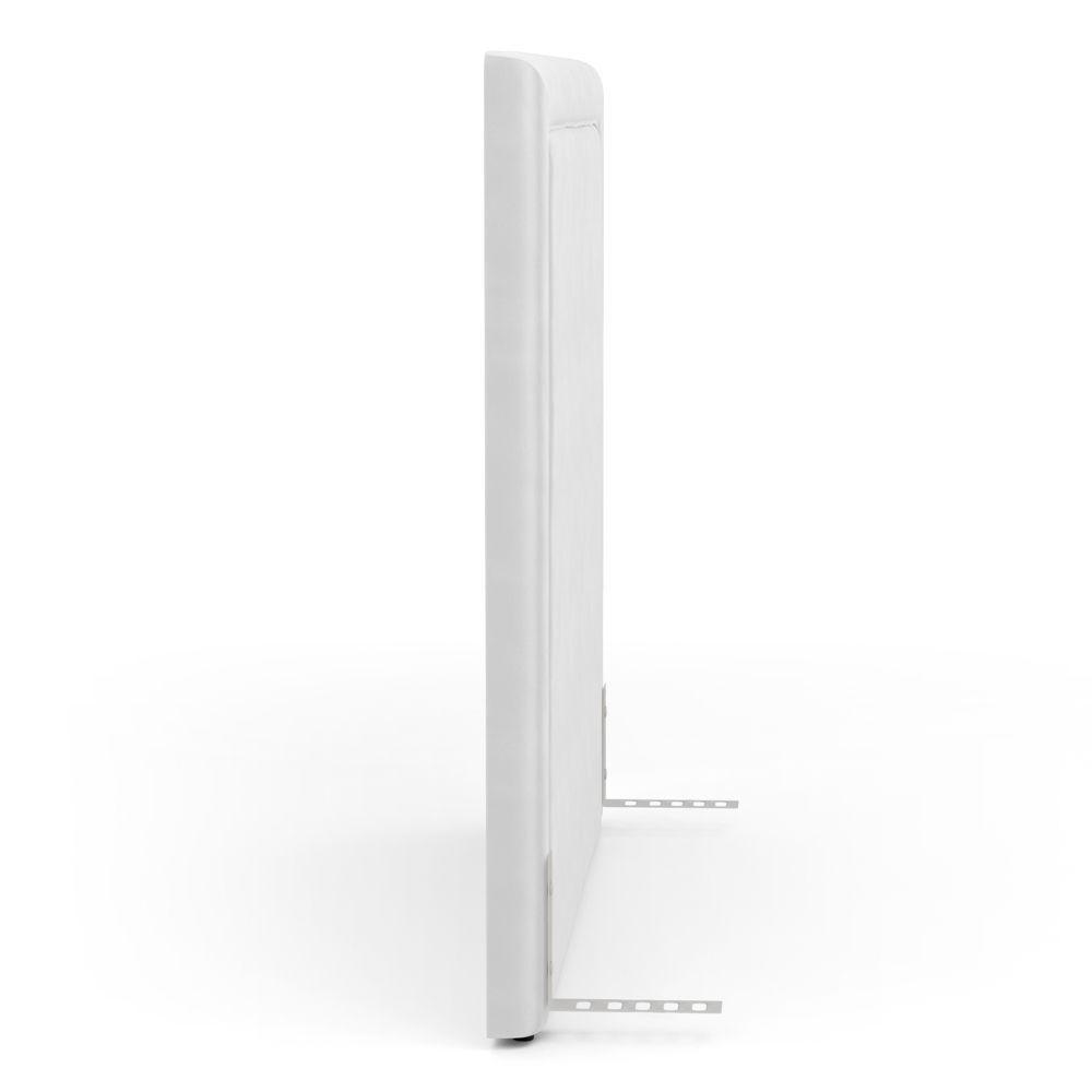 Cabeceira Cama Box Queen Size Alba 160cm Com Frame Couríssimo Branco - Desk Design - 7