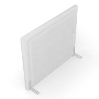 Cabeceira Cama Box Queen Size Alba 160cm Com Frame Couríssimo Branco - Desk Design - 6