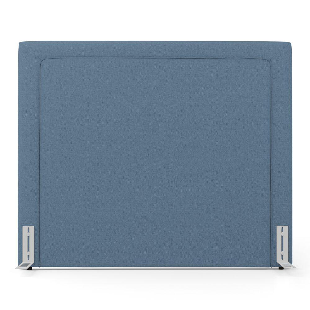 Cabeceira Cama Box Casal Padrão Alba 140cm Com Frame Linho Azul - Desk Design - 3