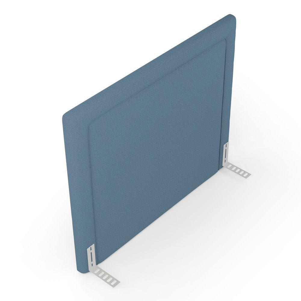 Cabeceira Cama Box Casal Padrão Alba 140cm Com Frame Linho Azul - Desk Design - 4