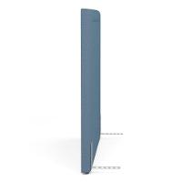 Cabeceira Cama Box Casal Padrão Alba 140cm Com Frame Linho Azul - Desk Design - 2