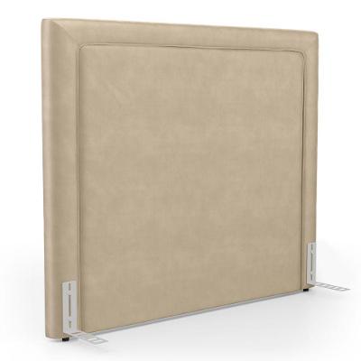 Cabeceira Cama Box King Size Alba 195cm Com Frame Veludo Bege - Desk Design
