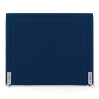 Cabeceira Cama Box Casal Padrão Alba 140cm Com Frame Veludo Azul Marinho - Desk Design - 7