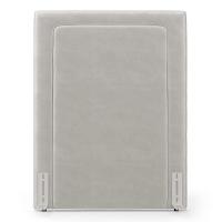 Cabeceira Cama Box Solteiro Alba 90cm Com Frame Veludo Bege Claro - Desk Design - 6