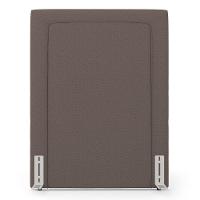 Cabeceira Cama Box Solteiro Alba 90cm Com Frame Linho Marrom - Desk Design - 5