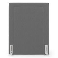 Cabeceira Cama Box Solteiro Alba 90cm Com Frame Bouclé Cinza Escuro - Desk Design - 6