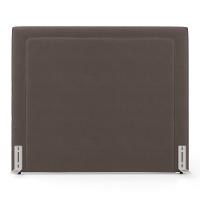 Cabeceira Cama Box Queen Size Alba 160cm Com Frame Veludo Marrom - Desk Design - 5