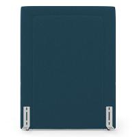 Cabeceira Cama Box Solteiro Alba 90cm Com Frame Bouclé Azul Marinho - Desk Design - 6