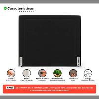 Cabeceira Cama Box Queen Size Alba 160cm Com Frame Couríssimo Preto - Desk Design - 3