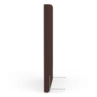 Cabeceira Cama Box Solteiro Alba 90cm Com Frame Bouclé Marrom - Desk Design - 7