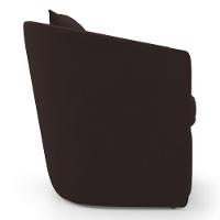 Kit 02 Poltronas Decorativas Sala De Estar Aimê Suede Marrom - Desk Design - 7