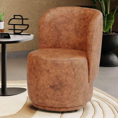 Poltrona Orgânica Molly Decorativa Couro Sintético Caramelo Desk Design