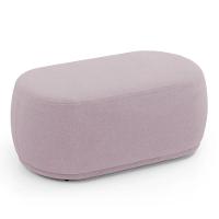 Namoradeira Com Puff Orgânico Molly 02 Lugares Bouclê Rosé - Desk Design - 10