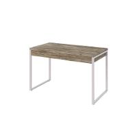 Mesa Office 120x60x75cm C/02 Gavetas Kuadra Carvalho - Est.branca - 2