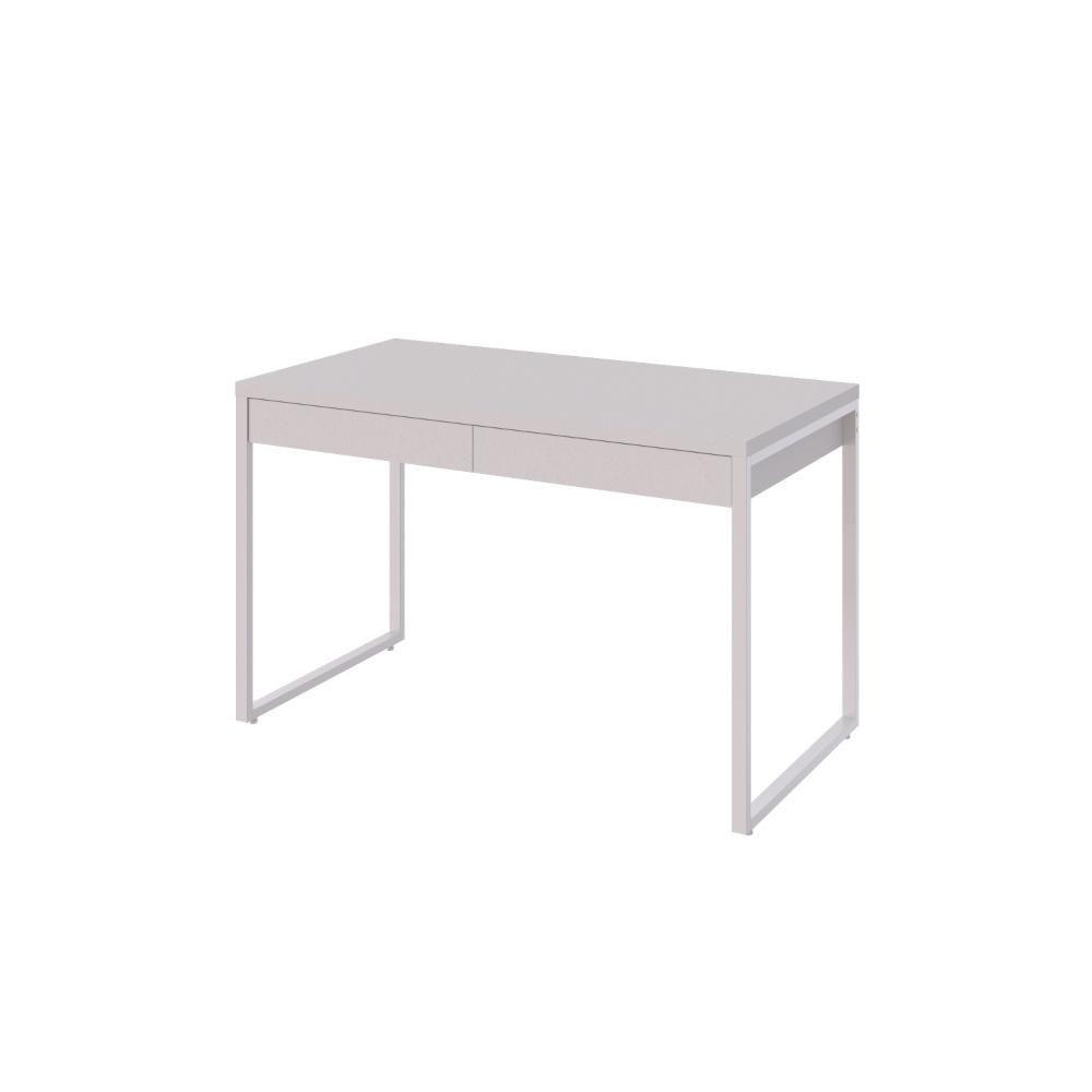 Mesa Office 120x60x75cm C/02 Gavetas Kuadra Branco Chess - Est.branca - 2