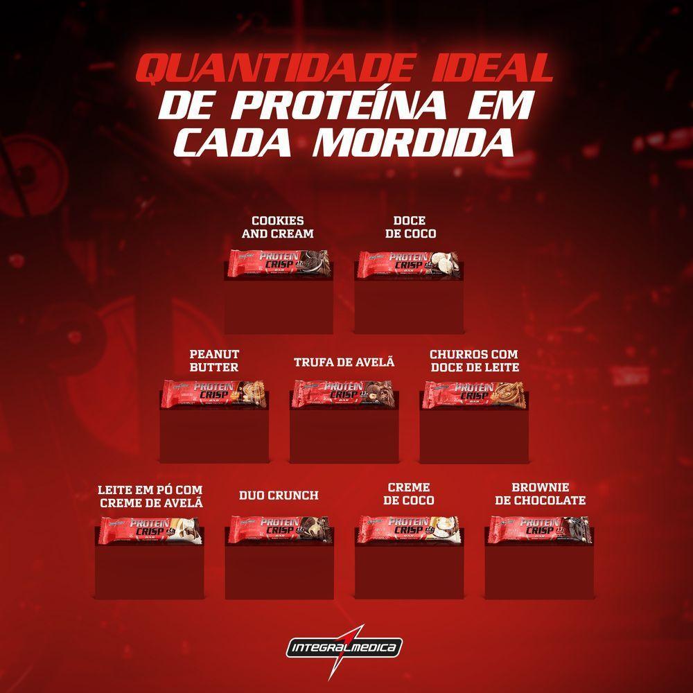 Barra Proteína Whey Crisp Bar 12 Unidades - Integralmedica Duo Crunch - 3