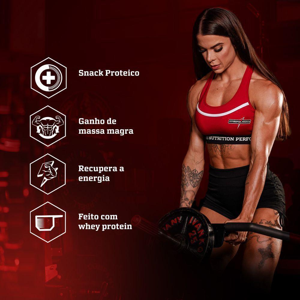 Barra Proteína Whey Crisp Bar 12 Unidades - Integralmedica Duo Crunch - 6