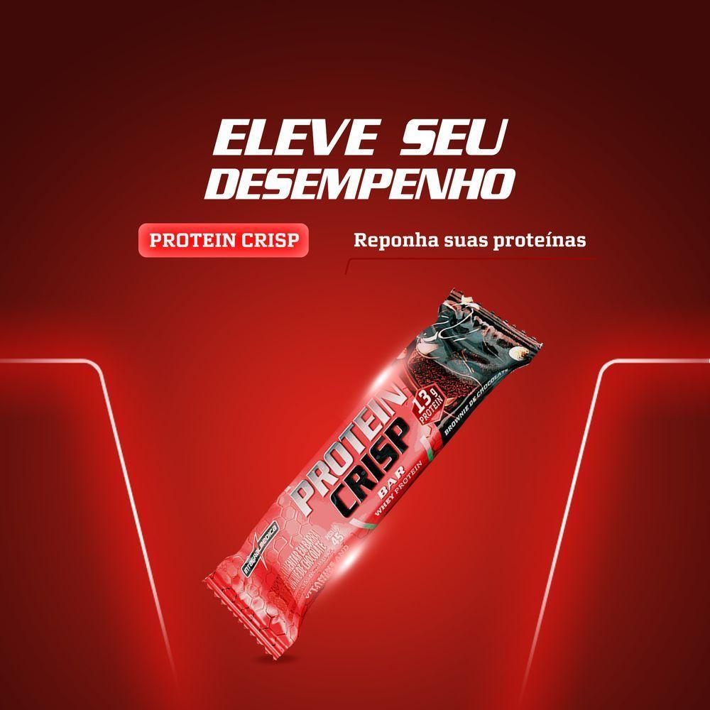 Barra Proteína Whey Crisp Bar 12 Unidades - Integralmedica Brownie De Chocolate - 2