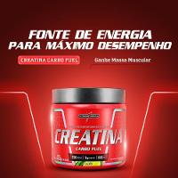 Creatina Integralmedica Carbo Fuel 300g Limão - 3