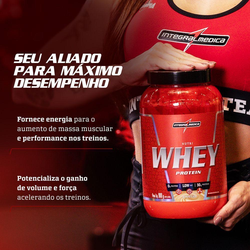 Hipercalórico Integralmedica Nutriwhey 900g Pote Chocolate - 5
