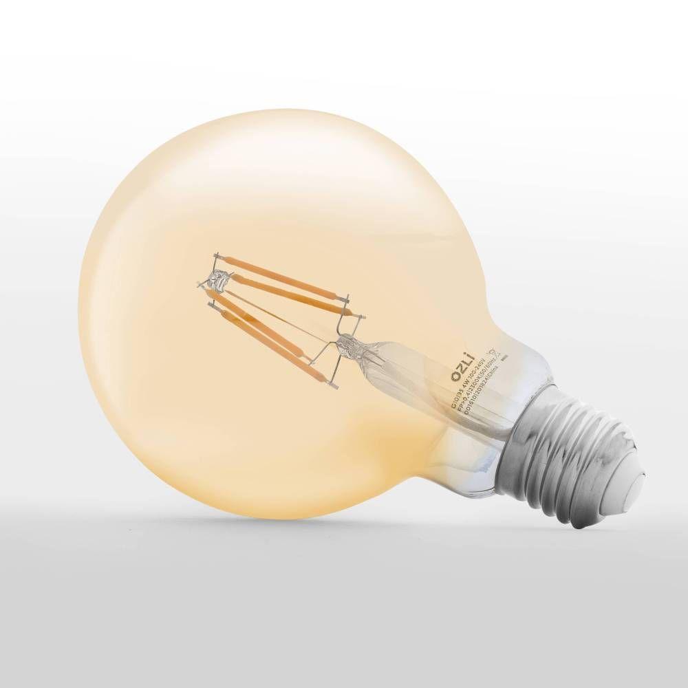 Lâmpada Led Globo Filamento 4w 2300k E27 Bivolt Decorativa Unidade - 2