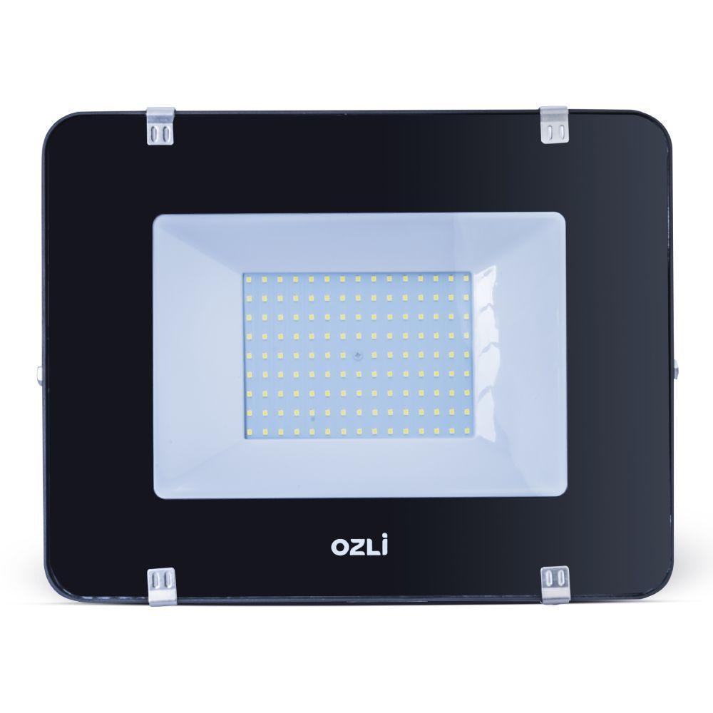 Refletor Led Slim 50w 6500k Bivolt Ip65 Carcaça Preta Alta Luminosidade - 2