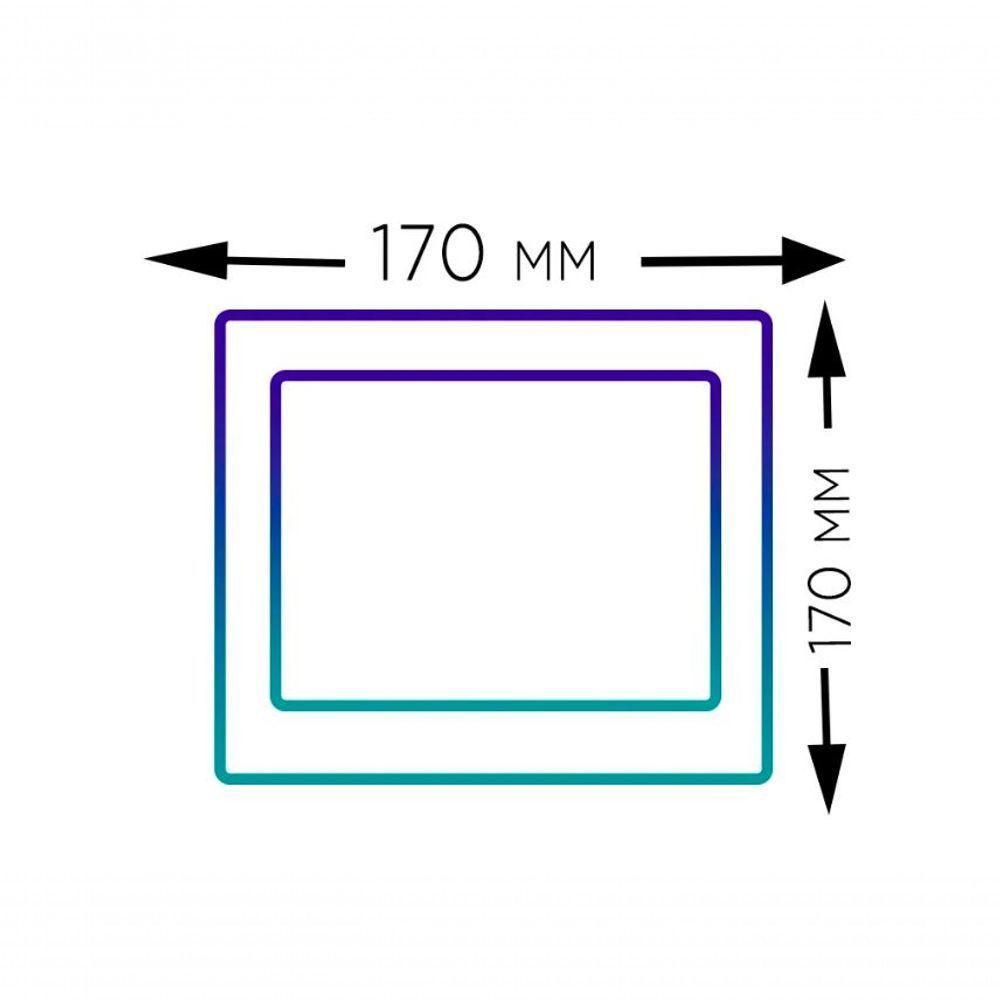 Plafon Led Slim 12w Redondo Embutir 3000k Branco Quente Bivolt - Kit Com 3 Un. - 3