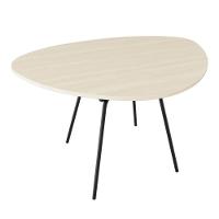 Conjunto Mesa De Jantar Soho Orgânica C/ 04 Cadeiras Next Est.preta - Ciliegio E Areia - 2