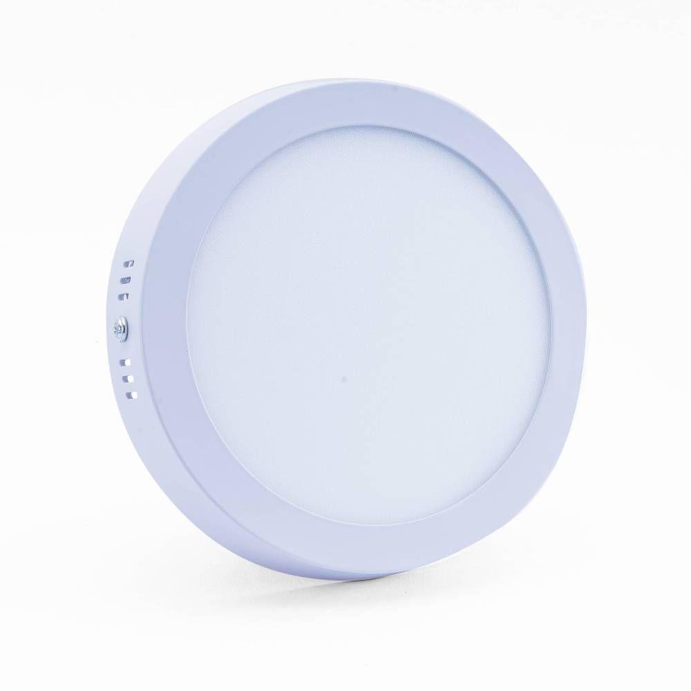 Plafon Led Sobrepor 12w Redondo 6500k Branco Frio Bivolt - Unidade - 2