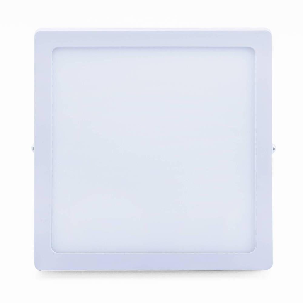 Plafon Led Sobrepor 18w Quadrado 3000k Branco Quente Bivolt -unidade - 2