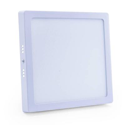 Plafon Led Sobrepor 18w Quadrado 3000k Branco Quente Bivolt -unidade