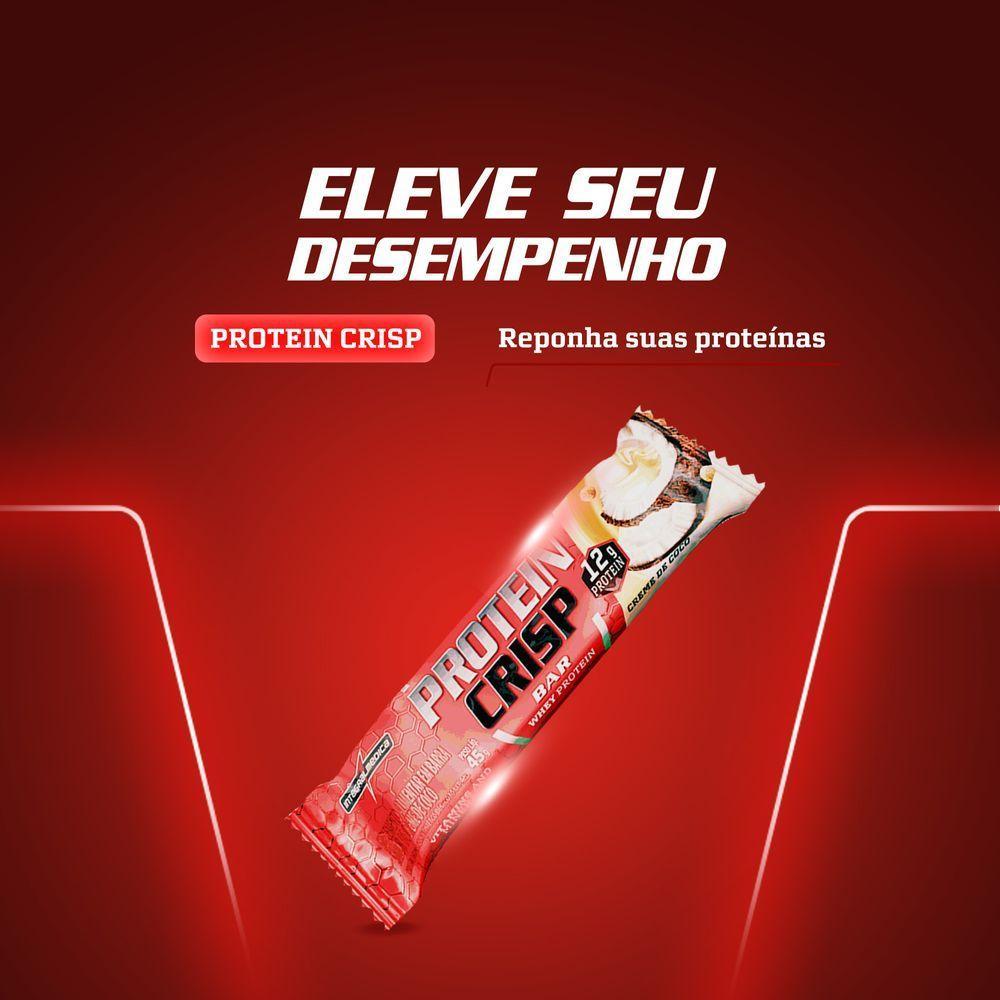 Barra Proteína Whey Crisp Bar 12 Unidades - Integralmedica Creme De Coco - 2