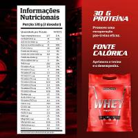 Hipercalórico Integralmedica Nutriwhey 900g Pouch Morango - 3