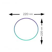 Plafon Led Sobrepor 18w Redondo 3000k Branco Quente Bivolt - Kit Com 5 Un. - 3