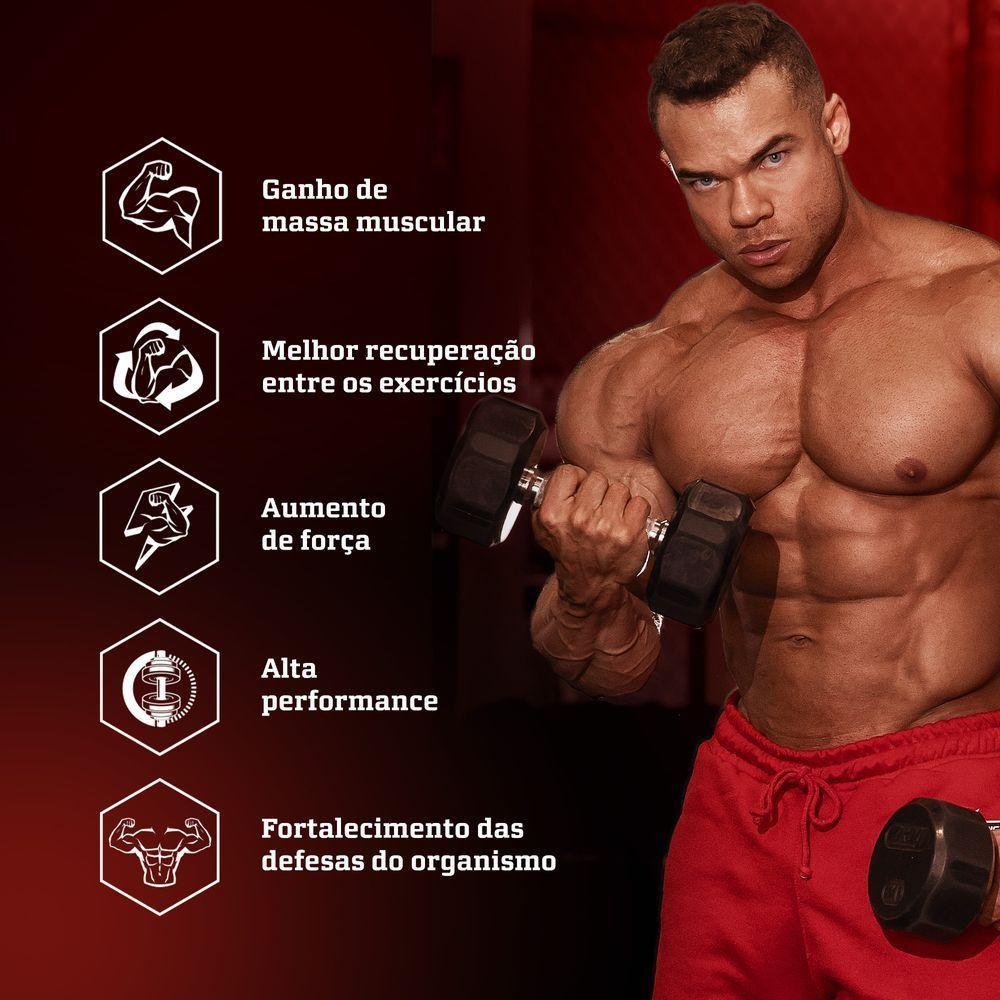 Creatina Hardcore Integralmédica Com Sabor 350g Limão - 4